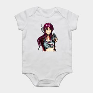 levy of black lagoon anime Baby Bodysuit